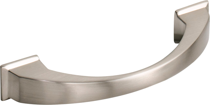 96 mm Center-to-Center Satin Nickel Arched Roman Cabinet Pull