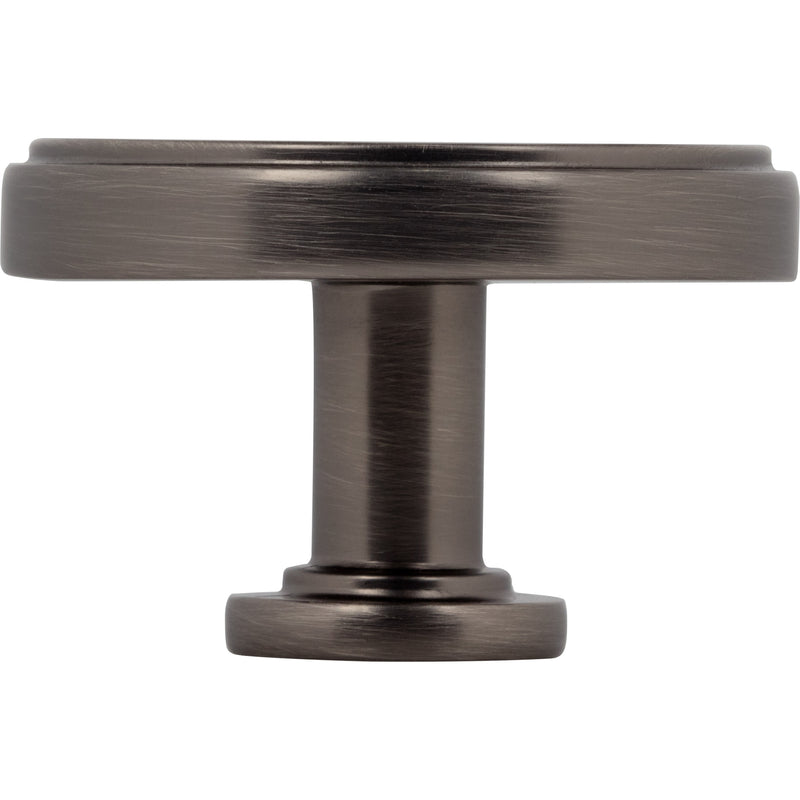 1-3/4" Diameter Brushed Pewter Richard Cabinet Knob