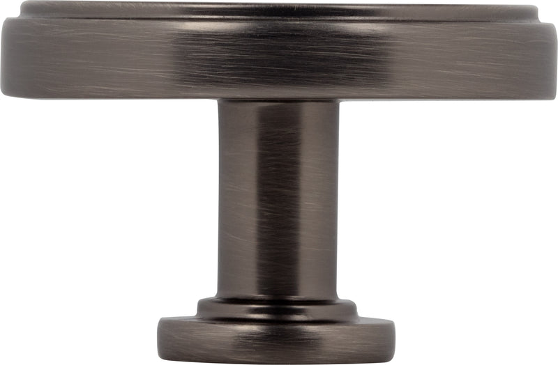 1-3/4" Diameter Brushed Pewter Richard Cabinet Knob