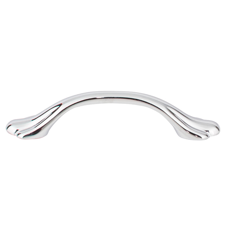 3" Center-to-Center Polished Chrome Gatsby Cabinet Pull