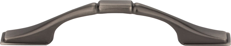 3" Center-to-Center Brushed Pewter Square Hammond Cabinet Pull