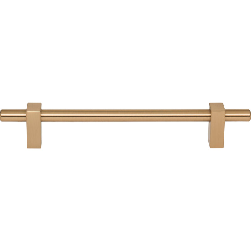 160 mm Center-to-Center Satin Bronze Larkin Cabinet Bar Pull