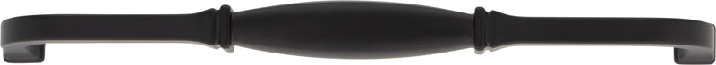 12" Center-to-Center Matte Black Audrey Appliance Handle