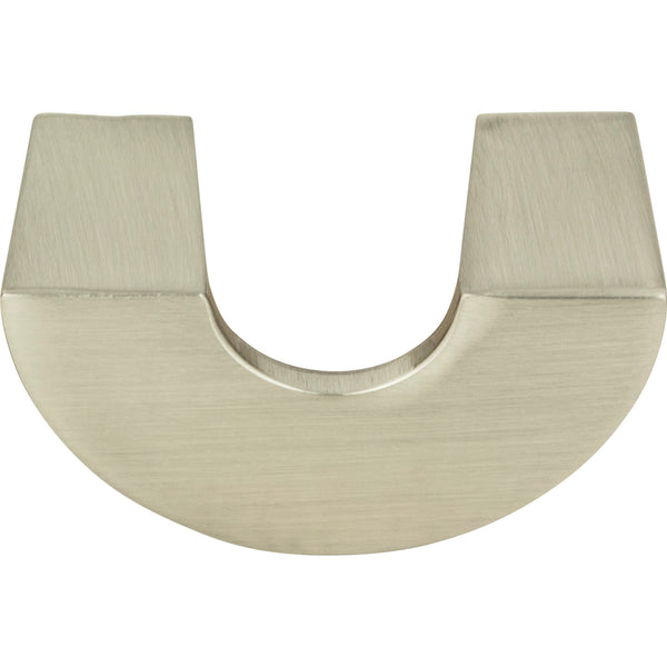 Roundabout Knob 1 1/4 Inch (c-c) Brushed Nickel