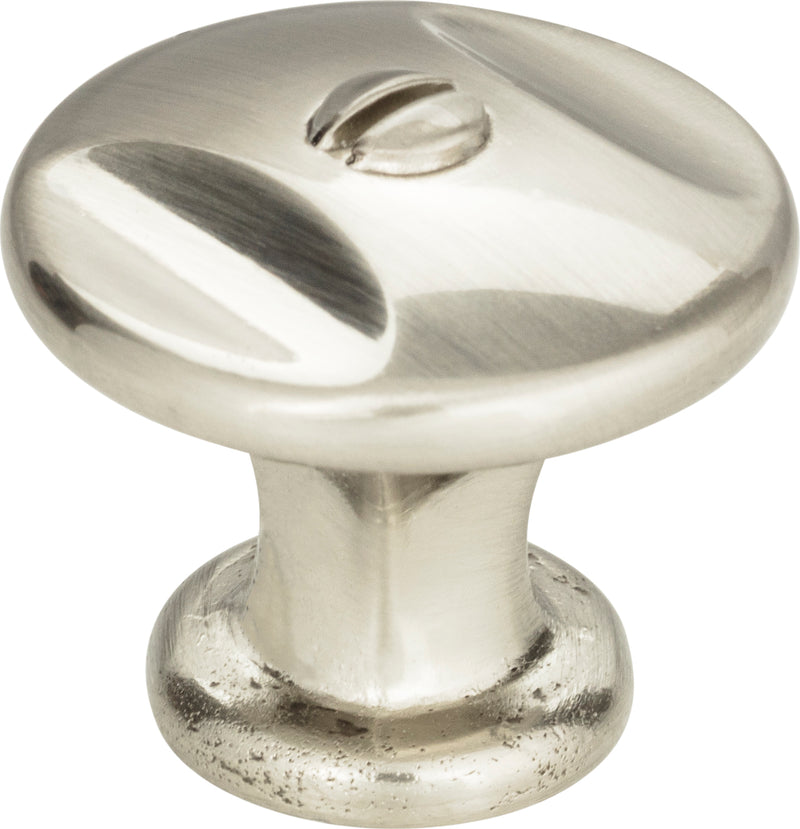 Ergo Knob 1 3/8 Inch Brushed Nickel