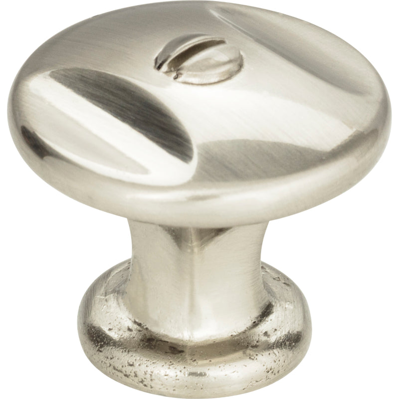 Ergo Knob 1 3/8 Inch Brushed Nickel