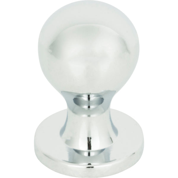 Nipple Knob 3/4 Inch Polished Chrome