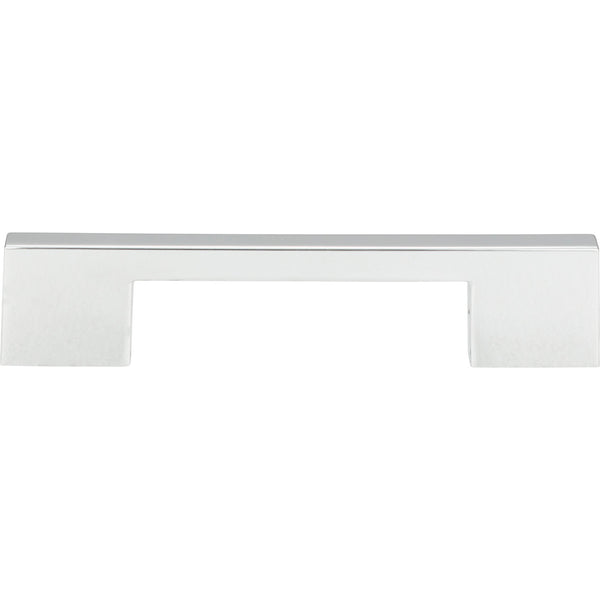 Thin Square Pull 5 1/16 Inch (c-c) Polished Chrome