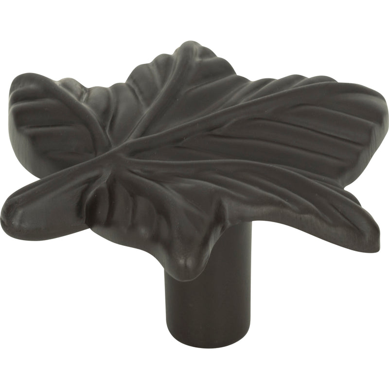 Vineyard Leaf Knob 2 Inch Aged Bronze