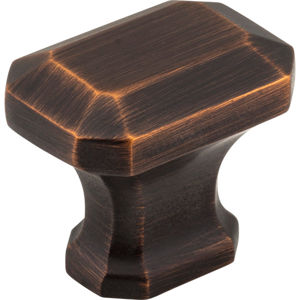1-1/4" Overall Length Brushed Oil Rubbed Bronze Emerald Ella Cabinet Knob