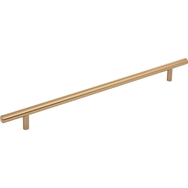 288 mm Center-to-Center Satin Bronze Naples Cabinet Bar Pull