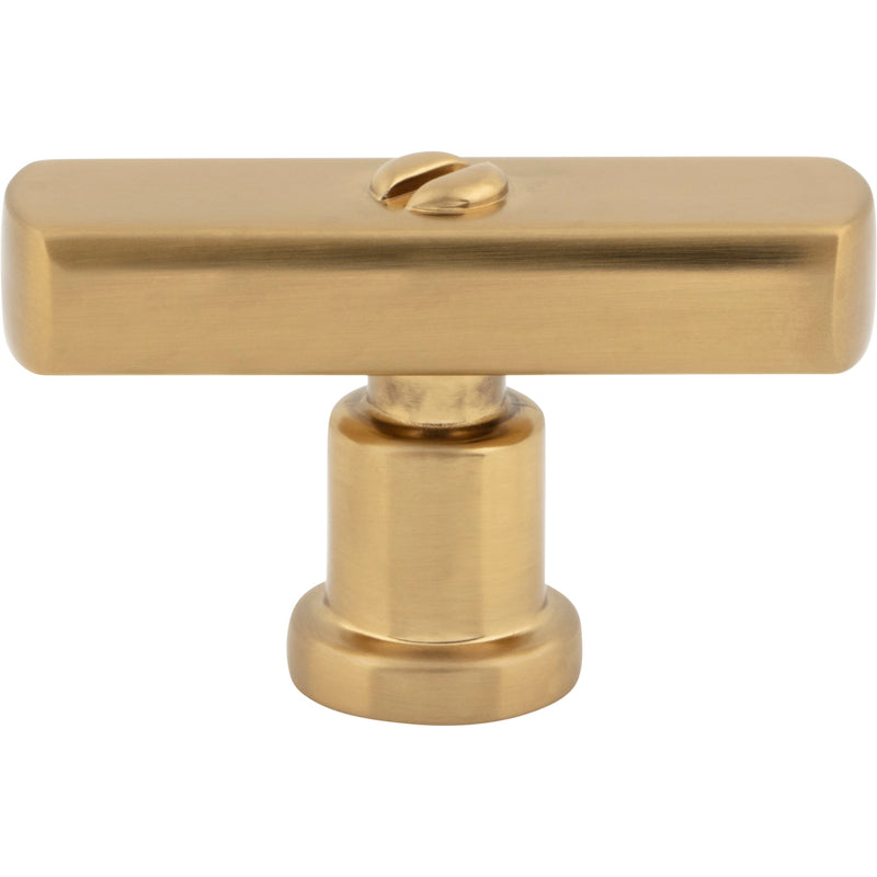 Everitt T-Knob 2 Inch Warm Brass