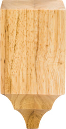3" W x 3" D x 6-1/4" H Rubberwood Inline Cornice Block