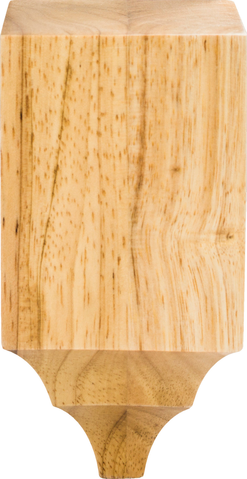 3" W x 3" D x 6-1/4" H Rubberwood Inline Cornice Block