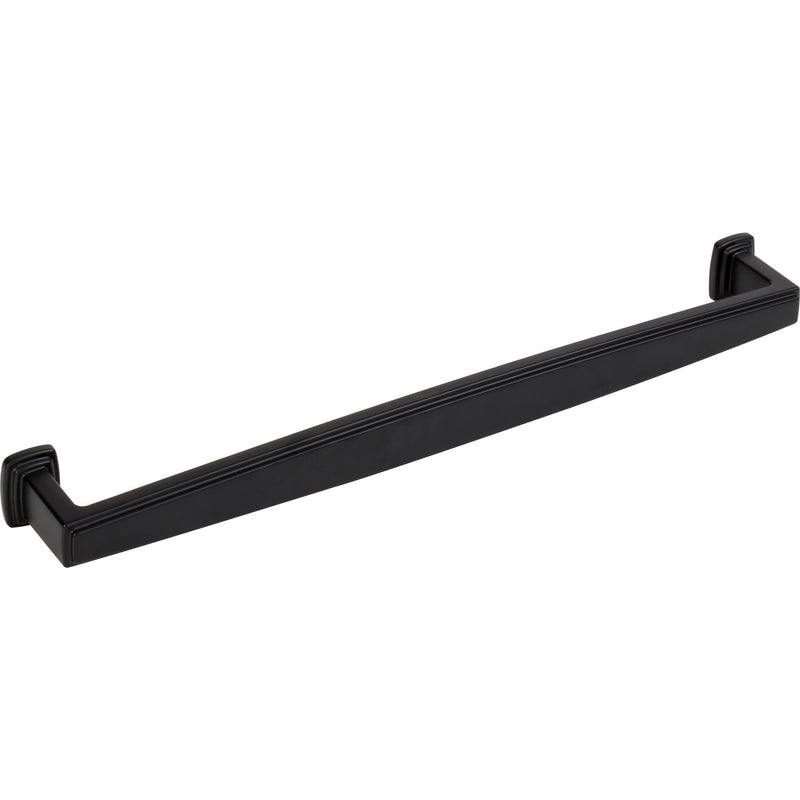 12" Center-to-Center Matte Black Richard Appliance Handle