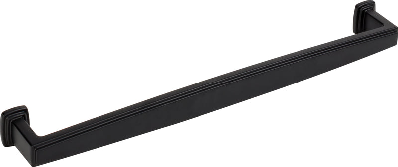 12" Center-to-Center Matte Black Richard Appliance Handle