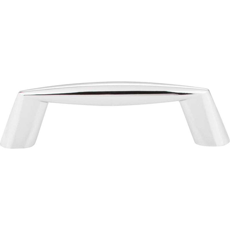 3" Center-to-Center Polished Chrome Zachary Cabinet Pull