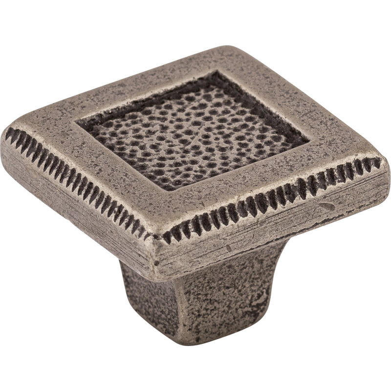 Square Inset Knob 1 5/16 Inch Cast Iron