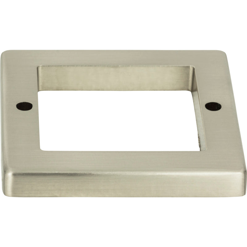 Tableau Square Base 1 13/16 Inch Brushed Nickel