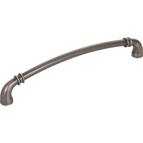 192 mm Center-to-Center Brushed Pewter Marie Cabinet Pull