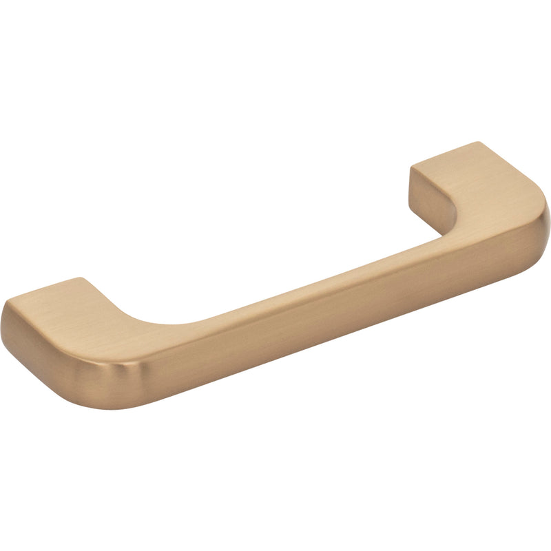 3" Center-to-Center Satin Bronze Alvar Cabinet Pull