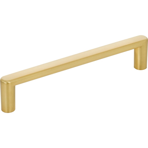 128 mm Center-to-Center Brushed Gold Gibson Cabinet Pull