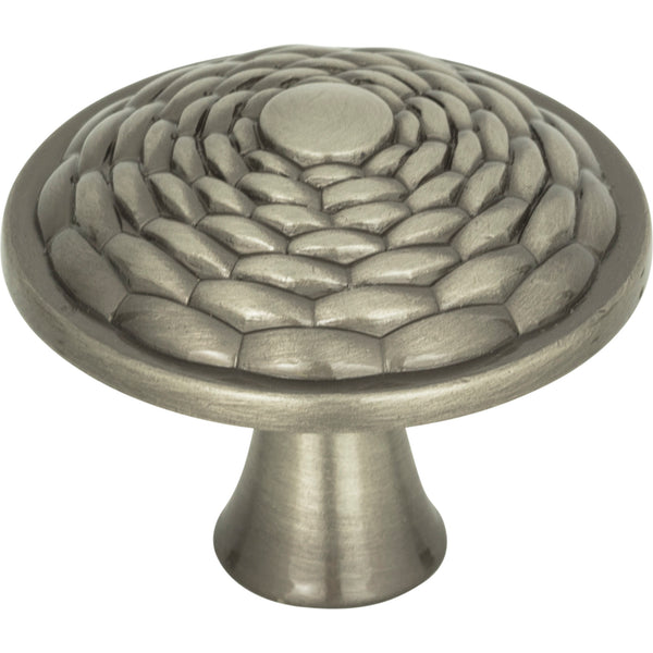 Mandalay Round Knob 1 5/16 Inch Brushed Nickel