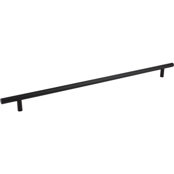 416 mm Center-to-Center Hollow Matte Black Stainless Steel Naples Cabinet Bar Pull