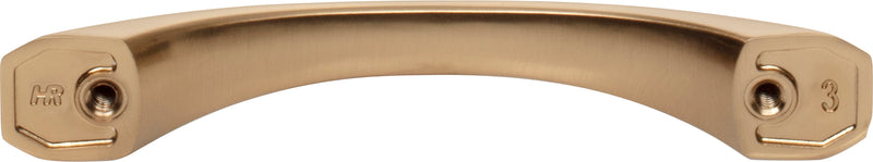 96 mm Center-to-Center Satin Bronze Wheeler Cabinet Pull