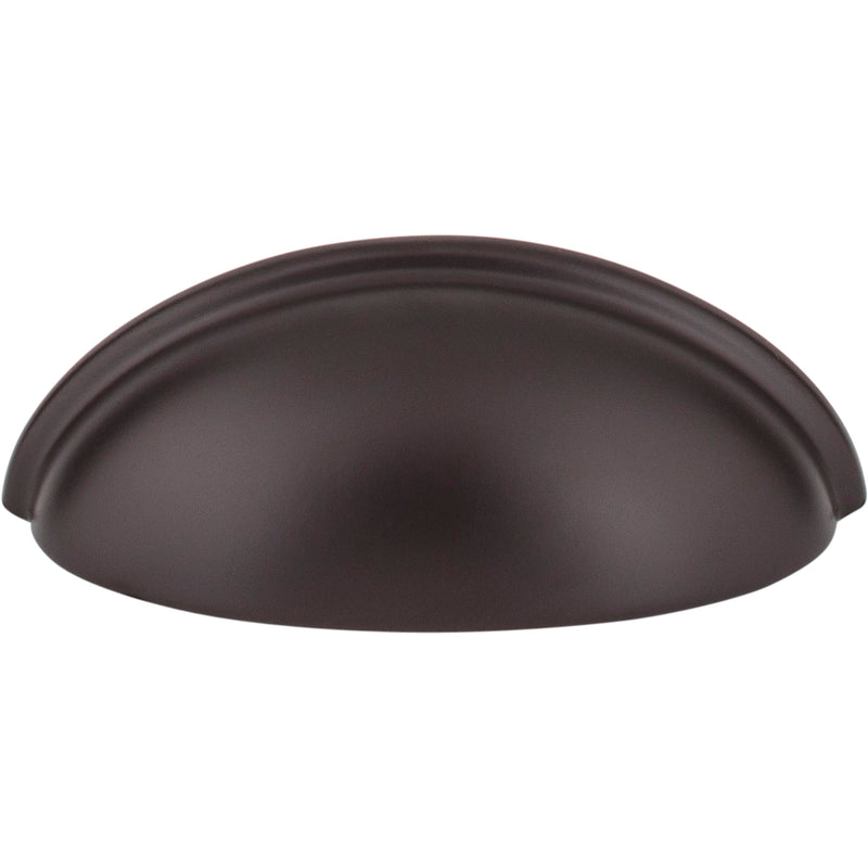 3" Center-to-Center Dark Bronze Florence Cabinet Cup Pull