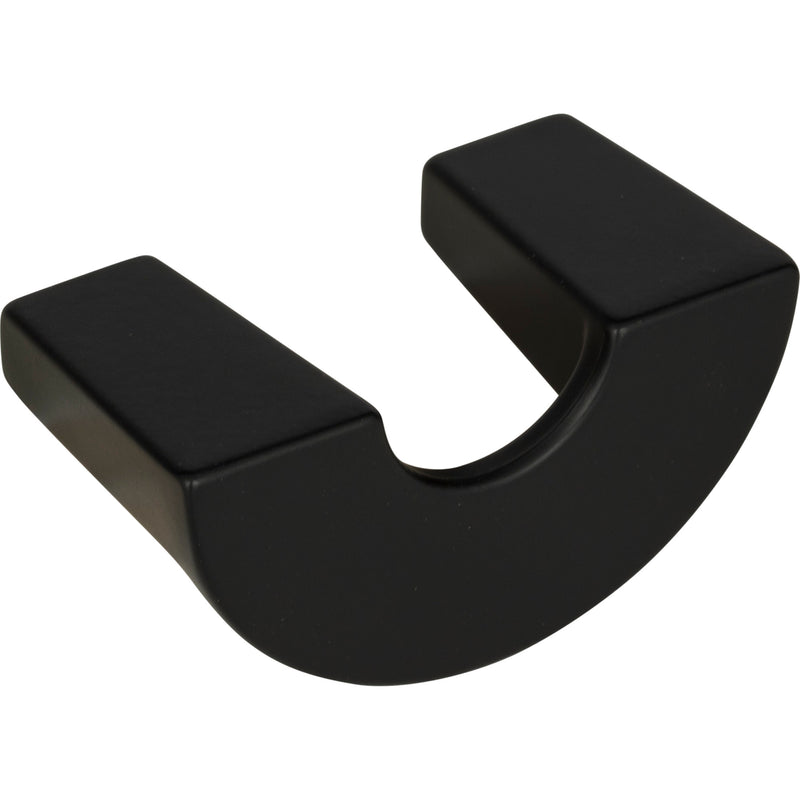 Roundabout Knob 1 1/4 Inch (c-c) Matte Black