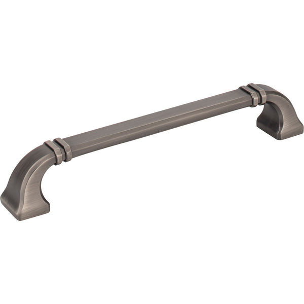 160 mm Center-to-Center Brushed Pewter Ella Cabinet Pull