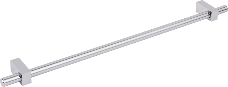 305 mm Center-to-Center Polished Chrome Larkin Cabinet Bar Pull