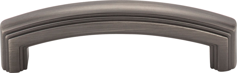 96 mm Center-to-Center Brushed Pewter Delgado Cabinet Pull