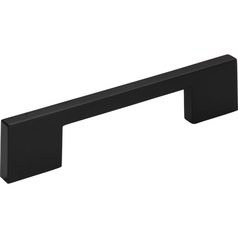 Thin Square Pull 5 1/16 Inch (c-c) Matte Black