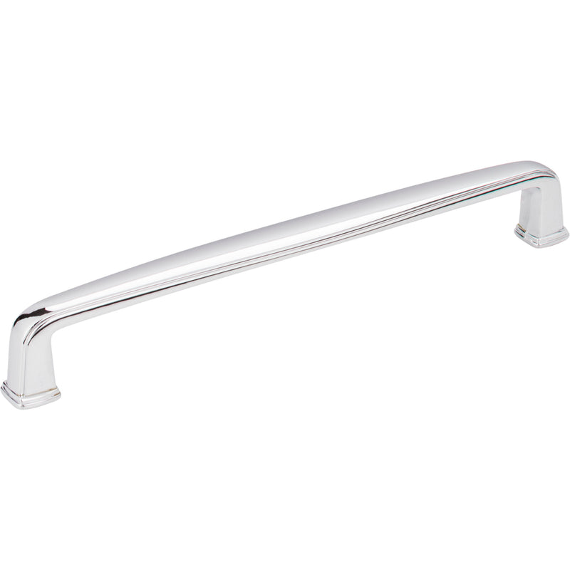 160 mm Center-to-Center Polished Chrome Square Milan 1 Cabinet Pull