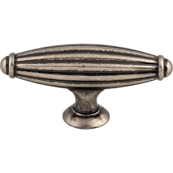 Tuscany T-Handle 2 5/8 Inch Pewter Antique