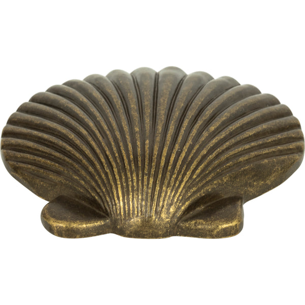 Clamshell Knob 2 Inch Burnished Bronze