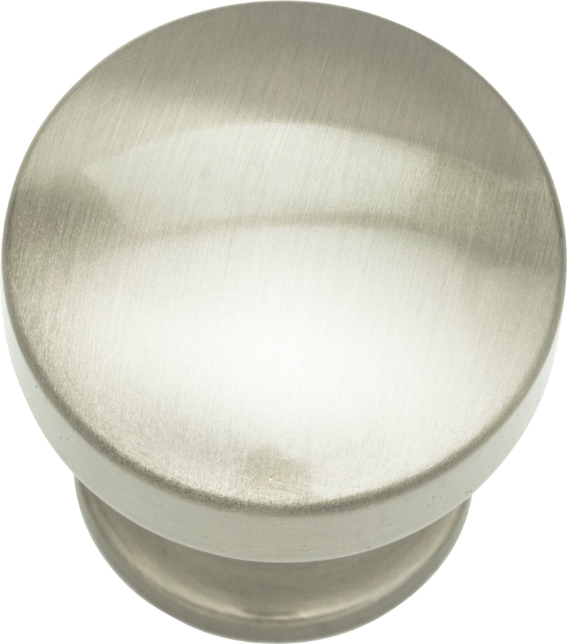 Browning Round Knob 1 1/4 Inch Brushed Nickel