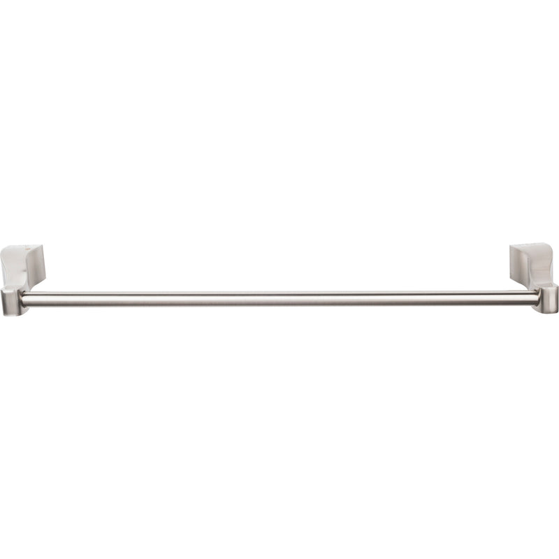 Aqua Bath Towel Bar 30 Inch Single Brushed Satin Nickel