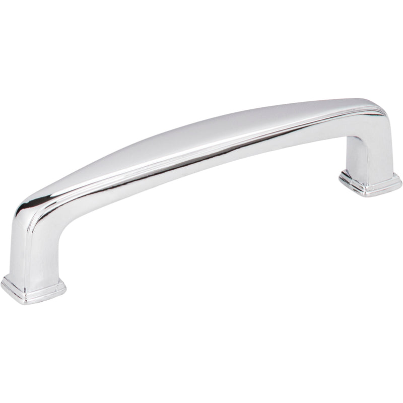 96 mm Center-to-Center Polished Chrome Square Milan 1 Cabinet Pull