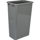 Double Grey 50 Quart Top-Mount Trashcan Pullout for 18" Opening