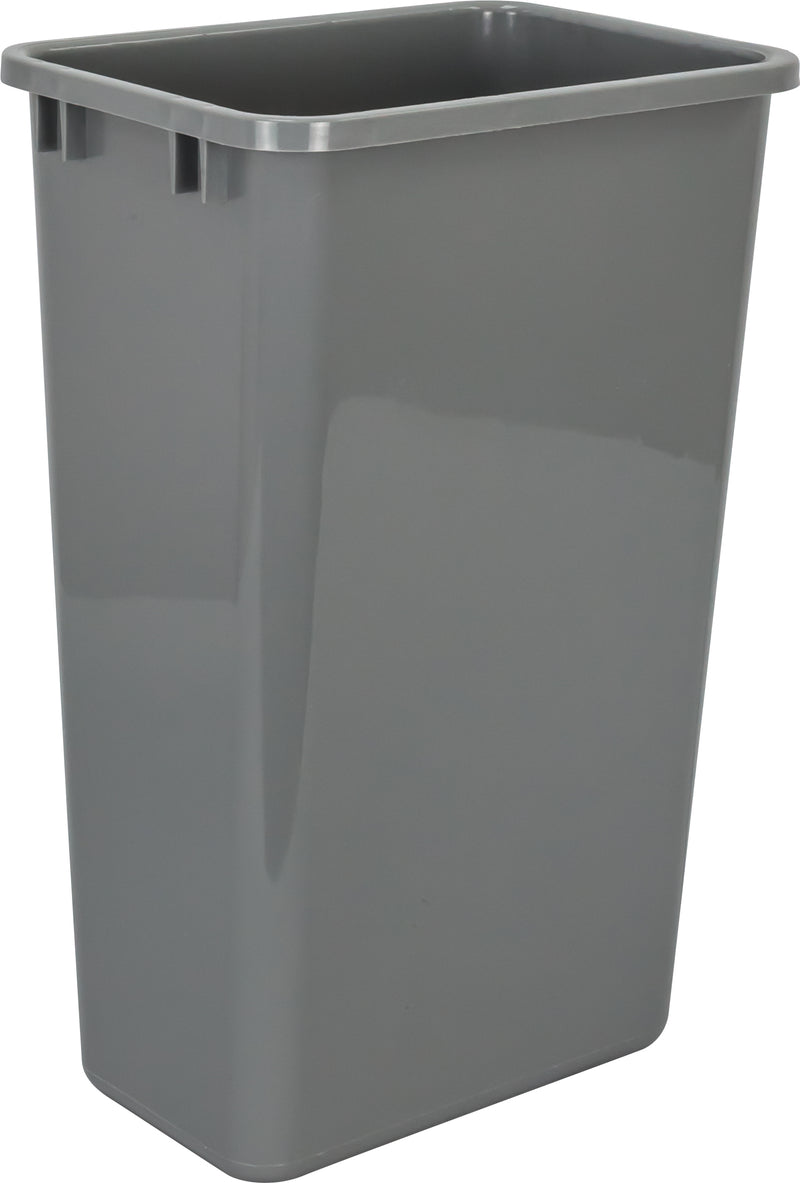 Double Grey 50 Quart Top-Mount Trashcan Pullout for 21" Opening