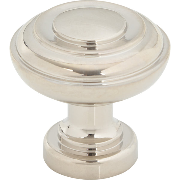 Ulster Knob 1 1/4 Inch Polished Nickel