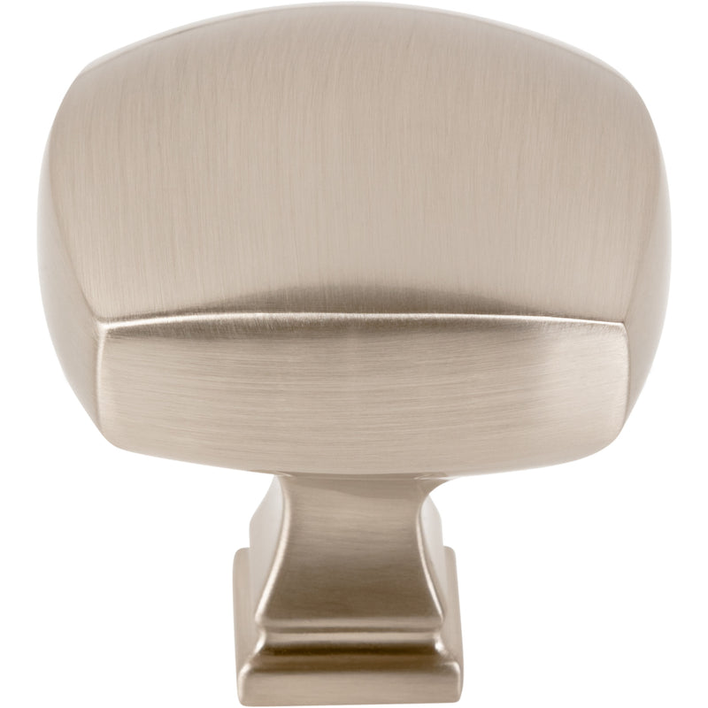 1-3/8" Overall Length Satin Nickel Square Audrey Cabinet Knob