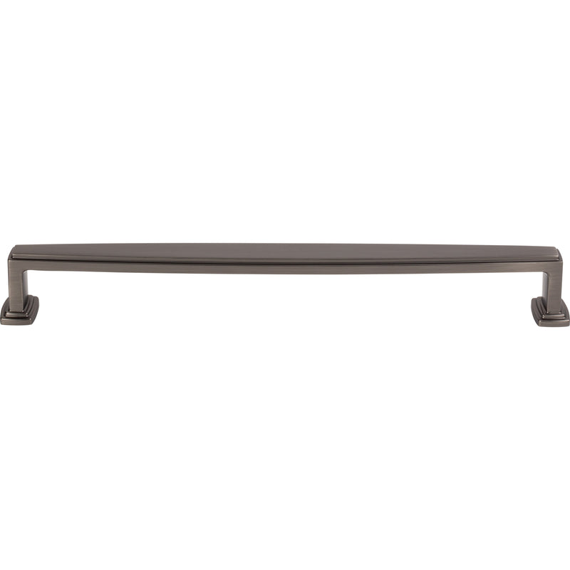 12" Center-to-Center Brushed Pewter Richard Appliance Handle