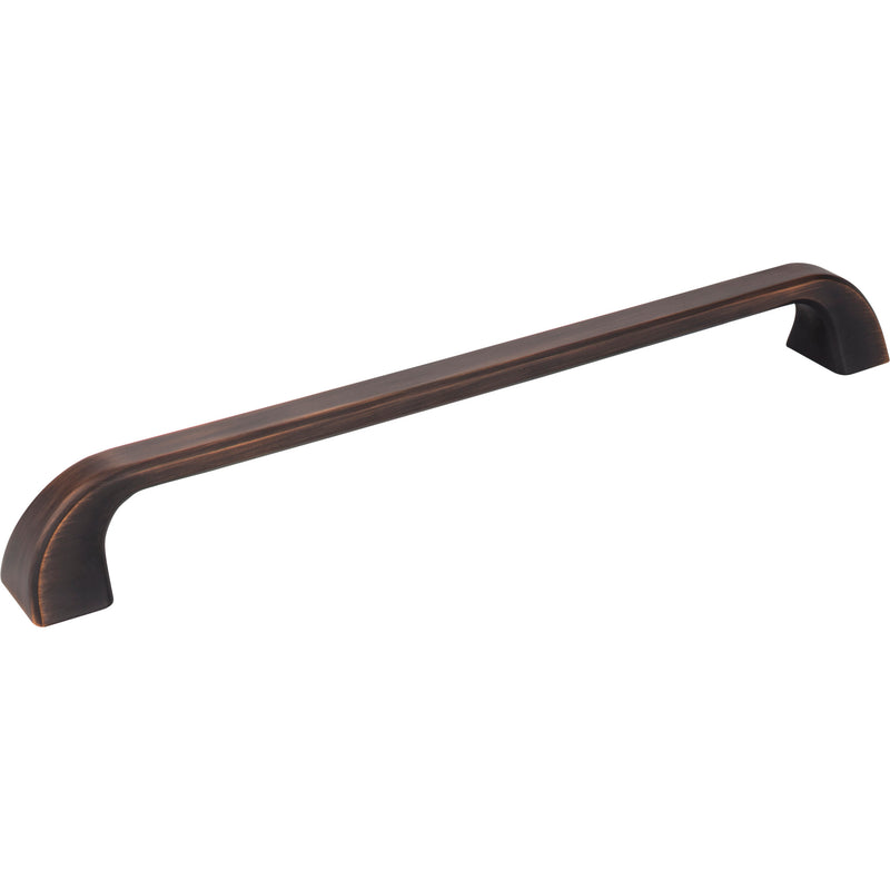 12" Center-to-Center Brushed Oil Rubbed Bronze Square Marlo Appliance Handle