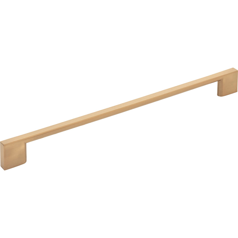 256 mm Center-to-Center Satin Bronze Square Sutton Cabinet Bar Pull