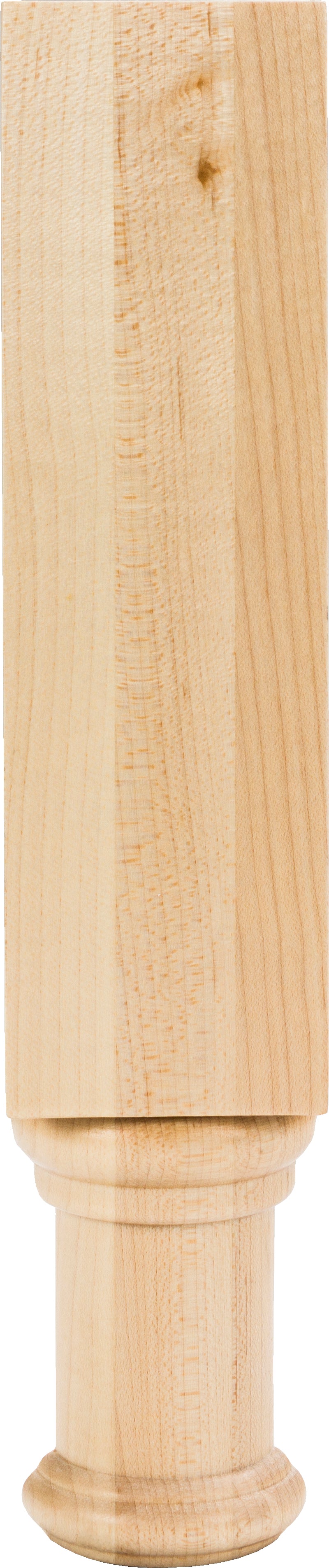 2-1/4" W x 1-1/8" D x 11-1/4" H Rubberwood Spool & Transition Block