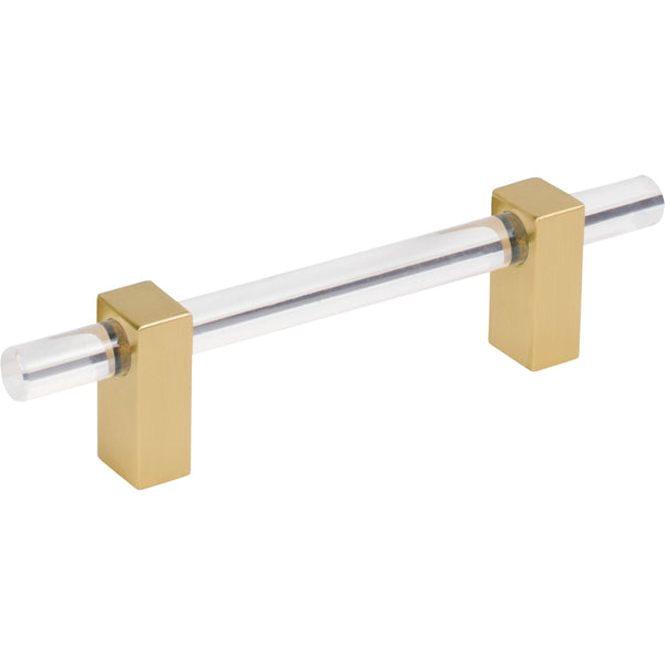 96 mm Center-to-Center Brushed Gold Spencer Cabinet Bar Pull